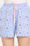 Rosaline Joy Sticks Knit Cotton Shorts (Pack of 2) - Blue Purple — thumbnail 11